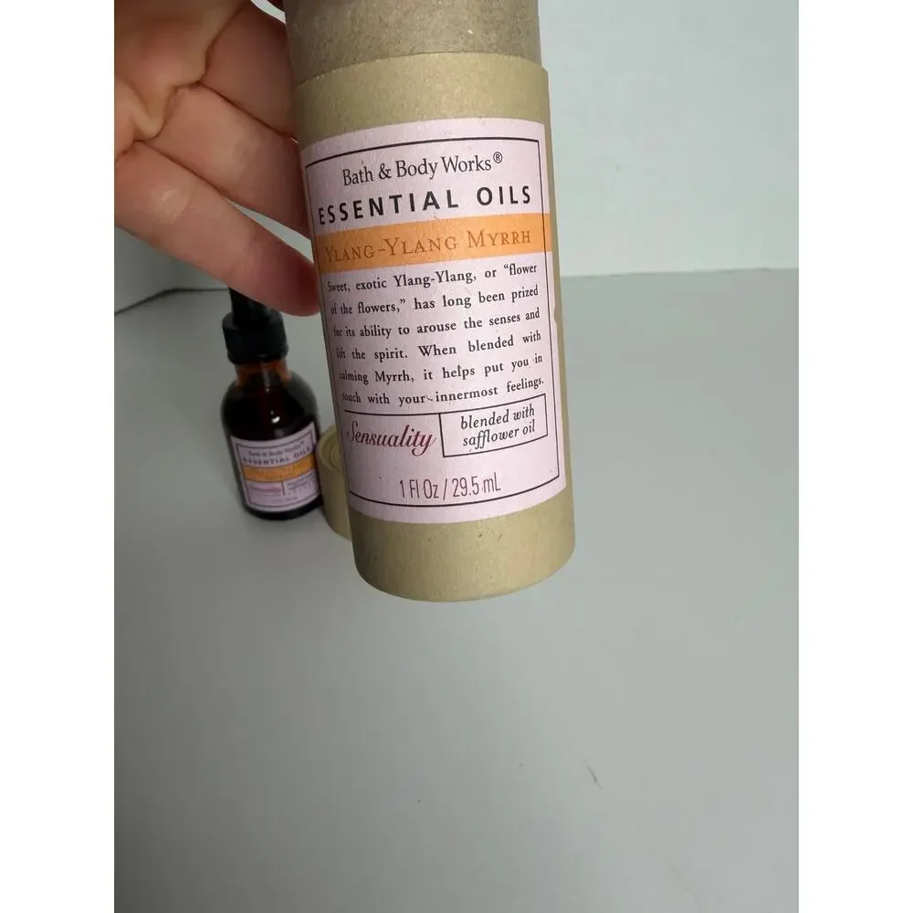 Bath Body Works Essential Oils Sensuality YLANG YLANG & MYRRH 1oz Dropper Bottle